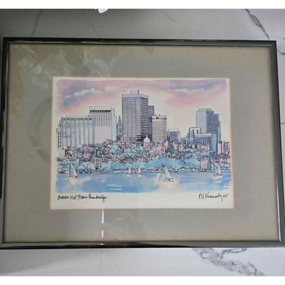 Robert E Kennedy watercolor print